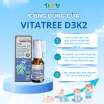 VITATREE KIDS VITAMIN D3 & K2 LIQUID DẠNG XỊT